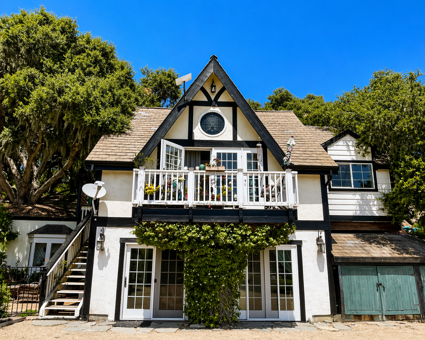 Freshly painted home exterior